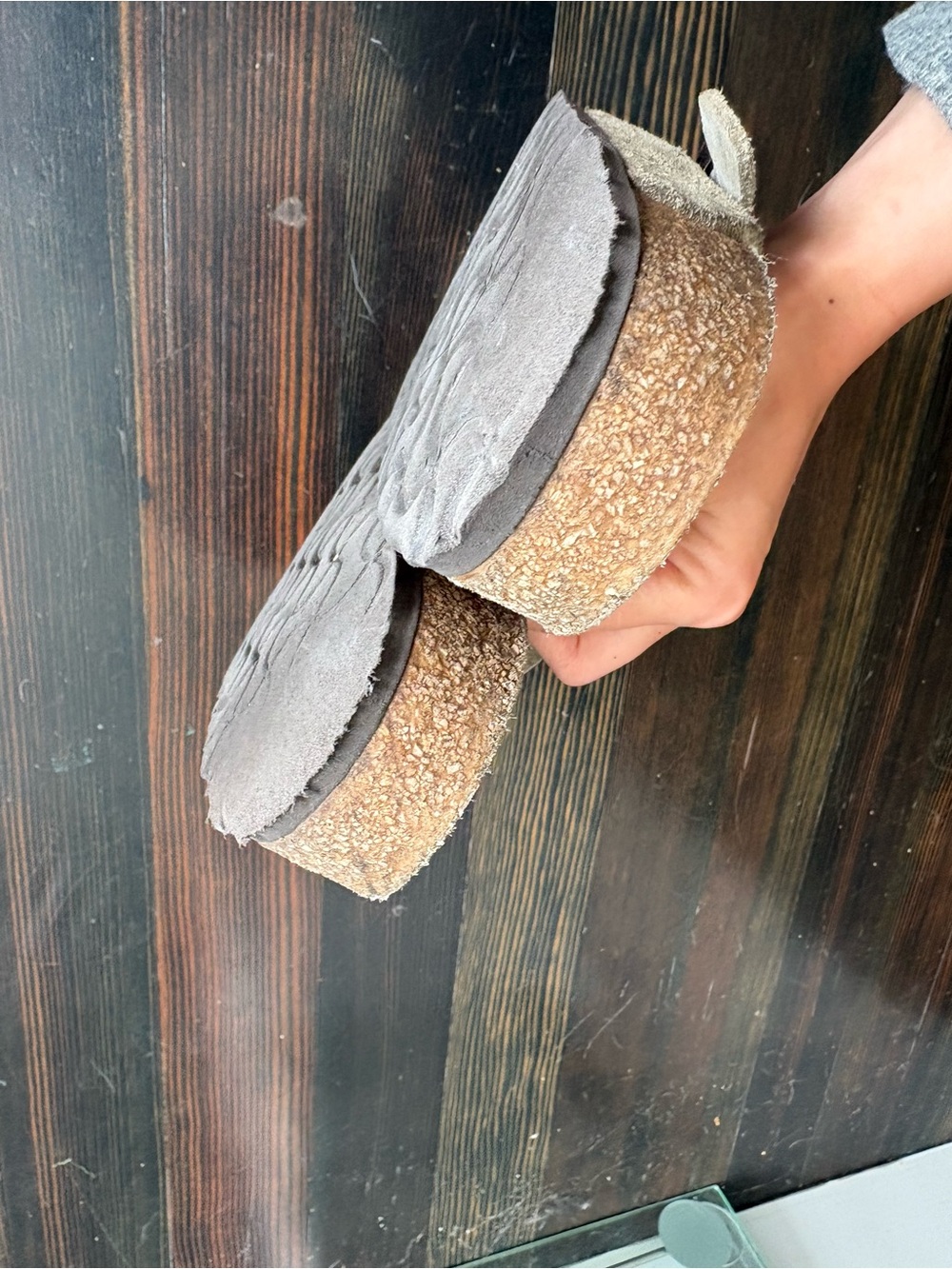 Birkenstock Boston Suede Clogs in Light Brown/Tan size 37 classic leather - Picture 5 of 10